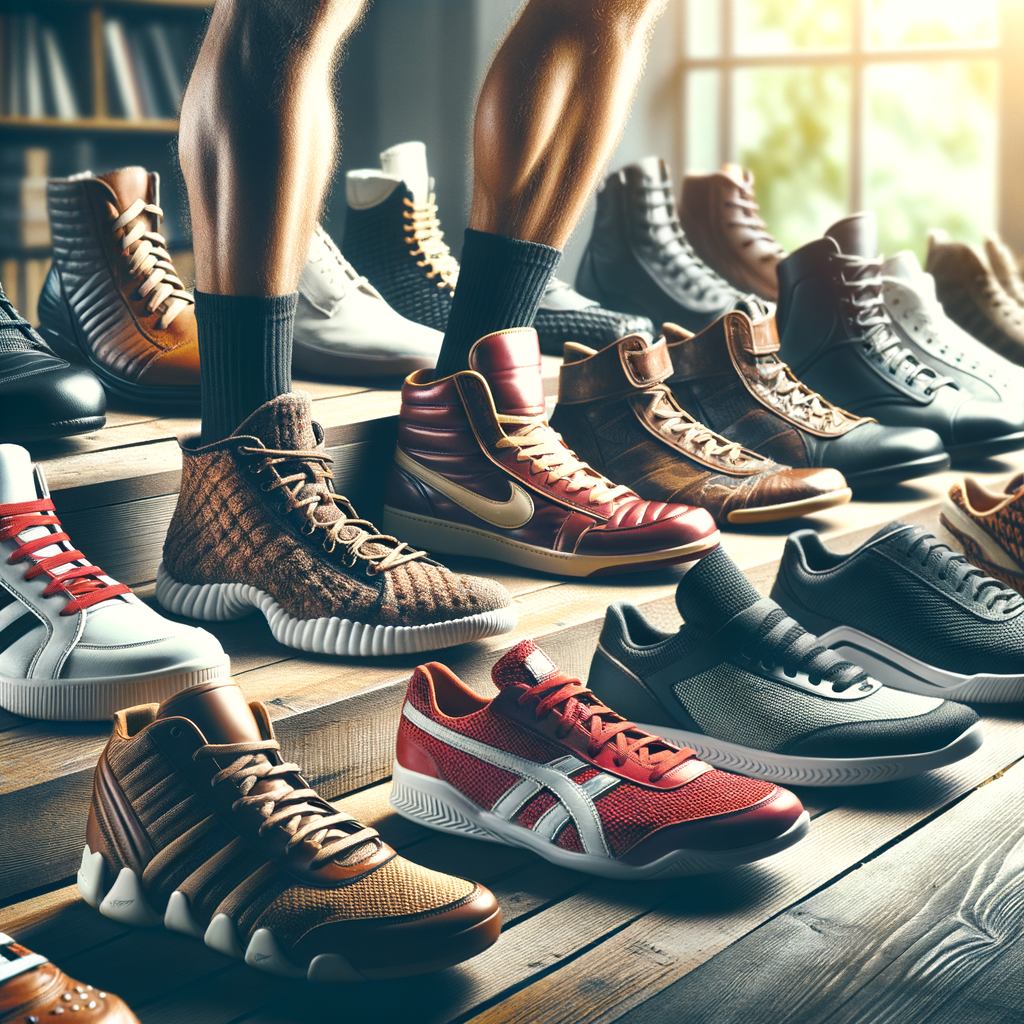 Choosing the perfect boxing shoes from a range of high-quality brands, illustrating a comprehensive boxing shoes buying guide and comparison for the best boxing footwear selection.